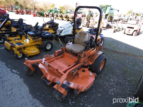 SCAG TURF TIGER 61" DECK, KAWASAKI ENGINE, 750HRS, TAG #3173