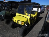 CUSHMAN GOLF CART GAS POWERED, ELECTRIC DUMP BED, STEREO SYSTEM, TAG #3206