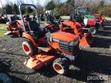 KUBOTA BX2200 LAWN TRACTOR BELLY MOWER, 4WD, 3PT HITCH, PTO, 1564HRS, TAG #8155
