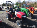 MAHINDRA 26XL HST TRACTOR 4WD, ROLL BAR, 2 SPEED HYDROSTATIC TRANSMISSION, 44HRS, TAG #8139
