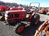 KUBOTA L3010 TRACTOR 4WD, 3PT HITCH, ROLL BAR, PTO, 8 SPEED TRANSMISSION, 1089HRS, TAG #8481