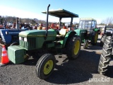 JOHN DEERE 5200 TRACTOR 2WD, DIESEL, 3PT HITCH, PTO, OROPS, SERIAL #LV5200D221360, 2412HRS, TAG #896