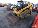 2017 CAT 299D2 SKID STEER TRACKS, C / H / A, 2 SPEED, HIGH FLOW, XPS, TOOTH BUCKET, HYDRAULIC QUICK