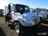 2005 INTERNATIONAL 4200 W/ TYMCO SWEEPER, RIGHT OR LEFT HAND DRIVE W/ DASH CLUSTER ON BOTH SIDES, TY