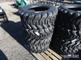 QTY 4) 12-16.5 CAMSO SKIDSTEER TIRES 10PLY, TAG #3094