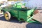 PEQUEA 110G MANURE SPREADER GROUND DRIVEN, TWO RIPPERS, SET OF BEATERS, COMPOSITE FLOOR, TAG #3404