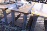 HEAVY DUTY WELDING SHOP TABLE W/ SHELF 30 X 57, TAG #8992