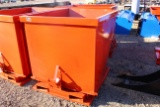 STANDARD DUTY SELF DUMPING HOPPER 2 CUBIC YARD, 4000LB CAPACITY, TAG #8729