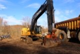 JOHN DEERE 450DL EXCAVATOR C/H/A, AUX HYDRAULICS, 14,408 HOURS, S/N FF450DX913285