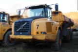 VOLVO A30D ARTICULATED DUMP TRUCK W/ TAILGATE,  SHOWING 14,338 HOURS, S/N A30DV14345