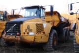 VOLVO A40D ARTICULATED DUMP TRUCK W/ TAILGATE, SHOWING 29,877 HOURS, S/N A40DV11352