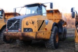 VOLVO A40D ARTICULATED DUMP TRUCK SHOWING 22876 HOURS, S/N A40DV60240