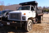 1999 GMC C8500 DUMP TRUCK SINGLE REAR AXLE, MAN TRANS, DSL, OPERATING CONTROLS FOR SNOWBLADE, 2SP RE