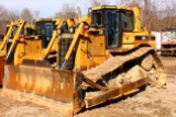 CAT D6R LGP DOZER C/H/A, SERIES 3, LIKE NEW UNDERCARRIAGE AND ENGINE,  12,898 HOURS, S/N WRG00171