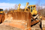 CAT D10N DOZER C/H/A, S/U BLADE WITH PUSH ARMS, MULTI-SHANK RIPPER,  ROPS, 20176 HOURS, S/N 2YD00683