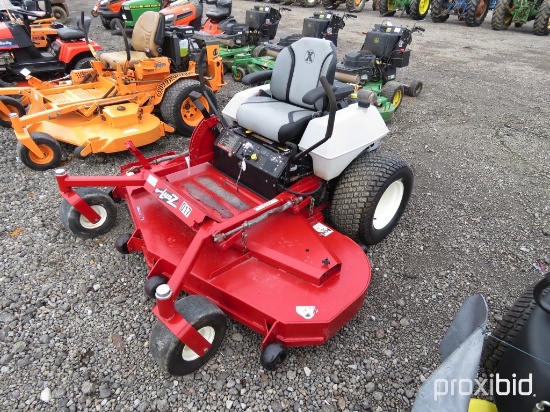 EXMARK LAZER Z ZERO TURN MOWER KOHLER ENGINE, 72" DECK, SERIAL #3007701661, SHOWING 588HRS, TAG #423