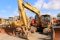 CAT E120B EXCAVATOR OROPS, HYDRAULIC THUMB, SHOWING 695 HRS, S# 7NF02368, TAG# 5362