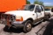 2000 FORD F-350 DUALLY PICKUP TRUCK 4 DOOR, 4WD, DIESEL ENGINE, AUTO TRANS, FLATBED, POWER WINDOWS A