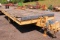 8' X 18' SINGLE AXLE DUAL WHEEL TILT TRAILER PINTLE HITCH TAG WITH AIR BRAKES, *NO TITLE*, TAG # 516