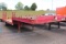 2004 VIKING 30' SINGLE AXLE SEMI EQU. TRAILER 5' DOVE TAIL WITH FOLD DOWN RAMPS, 12' NECK, *TITLE*,