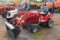 MASSEY FERGUSON GC 2400 TRACTOR 4WD, LDR, MOWER DECK, TAG# 5201