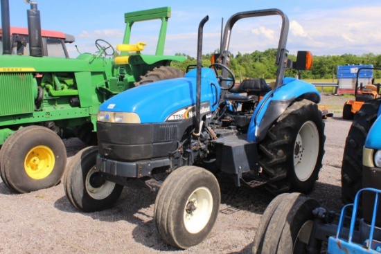 NEW HOLLAND TT55 2WD, 3PT HITCH, PTO, 1 REMOTE, 886 HRS, TAG #4408