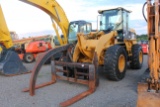 CAT 928G WHEEL LOADER C/H/A, 4WD, W/ LOG GRAPPLE, 18,029 HRS, S# CAT0928GCDJD00901 TAG# 5133