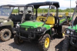 JOHN DEERE 855D GATOR DIESEL, POWER STEERING, 4X4, ELECTRIC DUMP BED, TOP, S# 1M0855DEACM040882, TAG