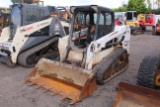 BOBCAT T550 TRACK SKID STEER OROPS, AUD HYD, 2320 HRS, S# AJZV11448 TAG# 5144