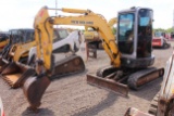 NEW HOLLAND E35SR MINI EXCAVATOR C/H/A, FRONT BLADE, 4097 HRS, S# N7TN62226, TAG# 5447