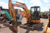 CASE CX50B MINI EXCAVATOR C/H/A, FRONT BLADE, MANUAL THUMB, 2228 HRS, S# N6TN81640, TAG# 5439