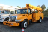 2002 INTERNATIONAL 4400 DIGGER DERRICK TRUCK AUTO TRANS, ALTEC BED, 161,815 MILES, *TITLE*, VIN # HT