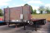 1999 GREAT DANE 48'  SPREAD AXLE FLATBED TRAILER VIN#IGRDM962XXM019165  *TITLE* TAG# 5212Z