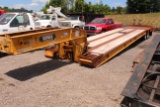 1985 ROGERS CROUCHER DETACH TRAILER 35 TON CAPACITY, GROUND BEARING HYDRAULIC DETACH, TANDEM AXLE, *