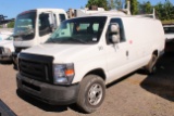 2011 FORD E-350 SUPER DUTY WORK VAN GAS ENGINE, SECOND ROW SEATS, 2WD, 234,663 MILES, *TITLE*, VIN#