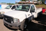 2006 FORD F-250 XL SUPER DUTY SERVICE BODY BED 6.0 DIESEL ENG, MANUAL TRANS, 142,458 MILES, *TITLE*,