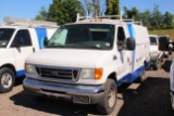 2006 FORD E-350 SERVICE VAN V8, GAS ENGINE, SERVICE BODY, 179,556 MILES, *TITLE*, VIN# IFDSE35L46HB1