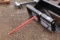 KIVEL SKID STEER QUICK ATTACH BALE SPEAR TAG # 4963