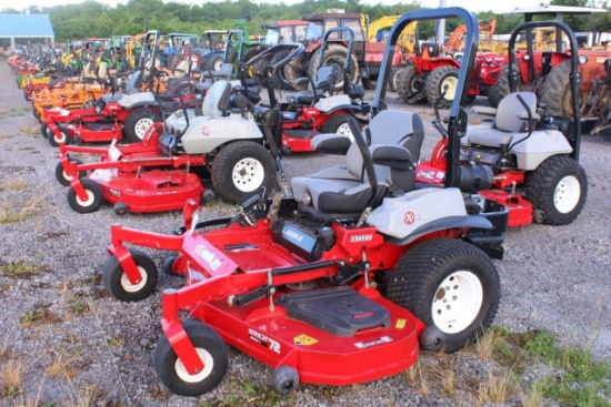 EXMARK LAZER Z 72" ULTRA CUT X- SERIES W/ RED TECHNOLOGY, 38HP KOHLER EFI ENGINE, ISO MOUNTED SEAT,