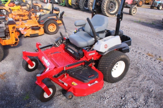 EXMARK LAZER Z 60" ULTRA CUT X SERIES, 27HP KOHLER ENGINE, W/ ROPS, SHOWING 435 HRS S#857891 TAG#512