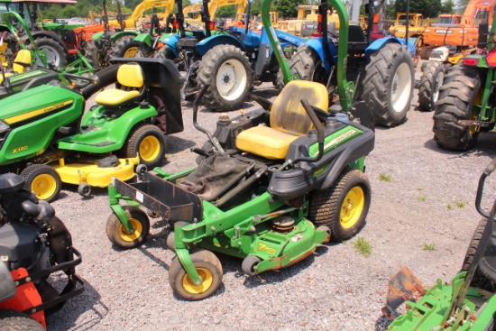 JOHN DEERE 2920M ZERO TURN MOWER, 48" DECK KAWASAKI ENGINE, 1402 HRS, S# ITC920MALDX010599, TAG# 541