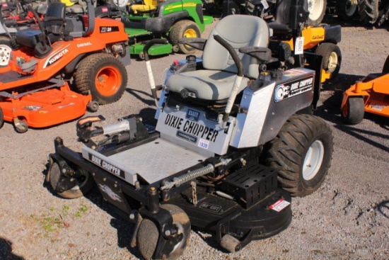 DIXIE CHOPPER SILVER EAGLE 60" CUT ELECTRIC LIFT DECK, 27HP GENERAC ENGINE, W/ ROPS, S# 1097003, SHO