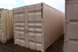 20' SHIPPING CONTAINER TAG # 4627