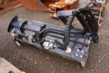 QUICK ATTACH SKID STEER POST DRIVER (NEEDS WORK) TAG# 5147