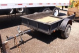 SINGLE AXLE TILT TRAILER *NO TITLE*, TAG #4920