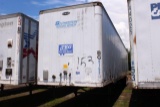 1995 STRICK 53' SEMI BOX TRAILER NO TITLE, TAG # 4991