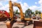 KOMATSU PC78MR EXCAVATOR C/H/A, FRONT BLADE, HYDRAULIC THUMB, SHOWING 4455 HRS, S/N# KMTPC029L010040