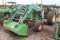 JOHN DEERE 2440 2WD TRACTOR W/LOADER 3PT HITCH, PTO, SINGLE REMOTE, SHOWING 618 HRS, S/N UNVERIFIED,