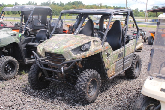 '15 KAWASAKI TERYX 800 4X4, TOP, SHOWING 1789 MILES, TAG# 9455