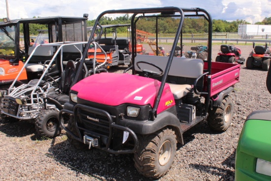 KAWASAKI 3010 MULE 4X4, DUMP BED, SHOWING 1953 HRS, S/N# KAF62OE, TAG# 9394